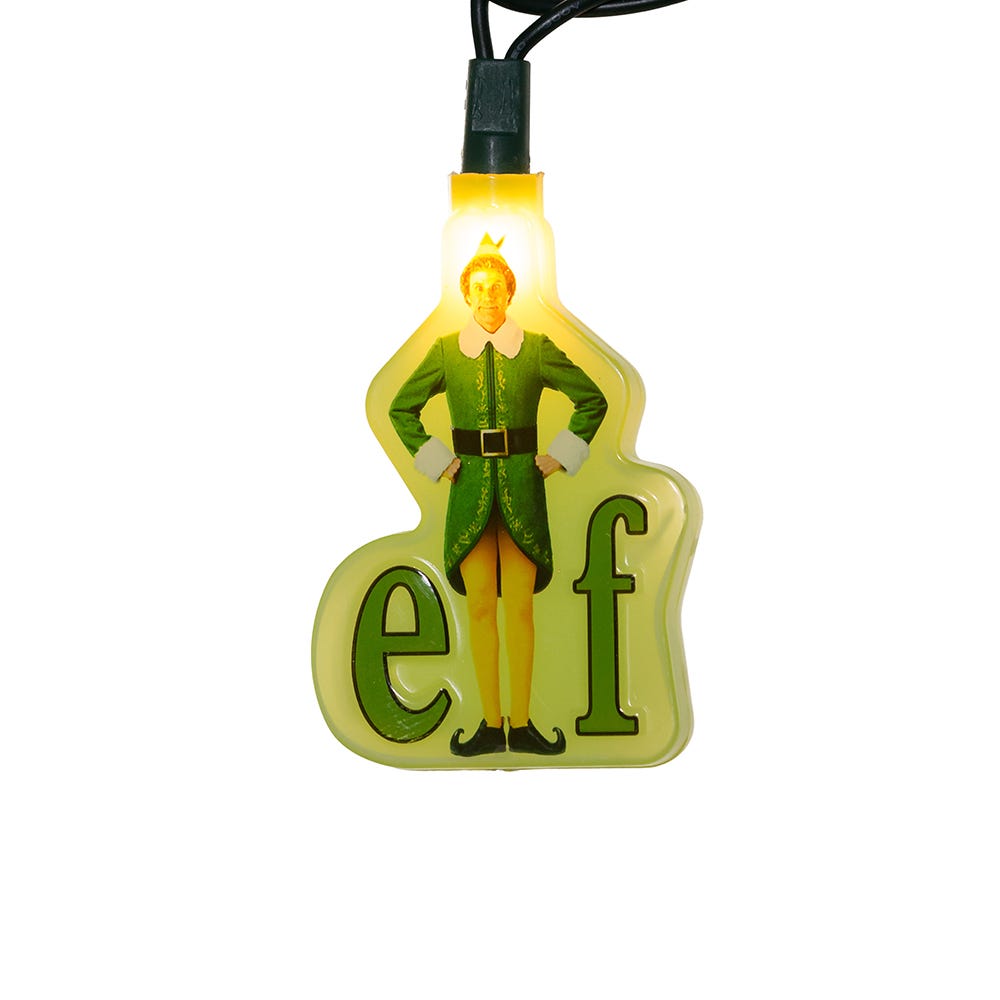 Kurt Adler UL 10-Light Elf the Movie Light Set